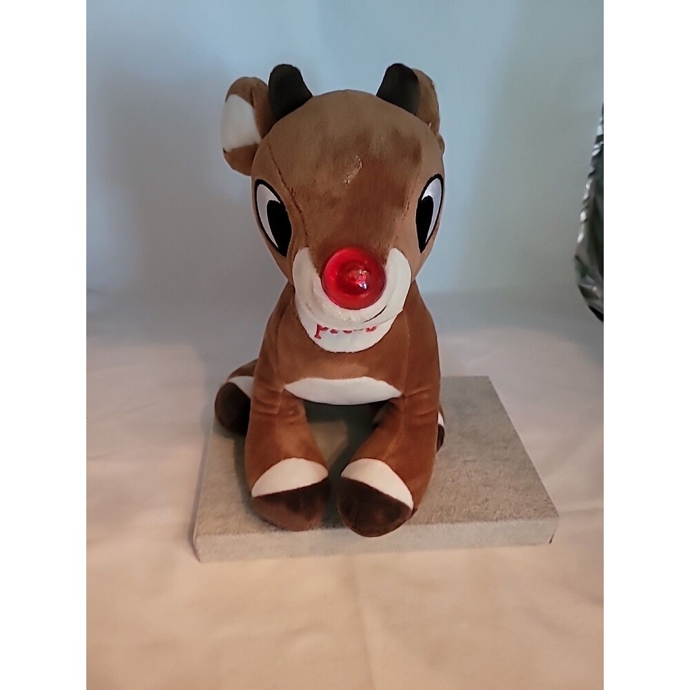 RUDOLPH the Red Nosed Reindeer 10" Musical & Light Up Plush Works
